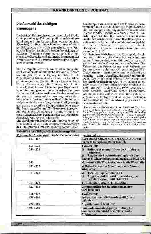 Vorschauseite 5: AIDS Immunprophylaxe: Chancen und Risiken einer AIDS-Impfstoffentwicklung