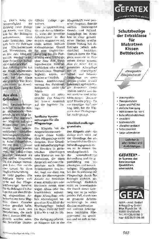 Vorschauseite 2: Keine Gleichbehandlung bei der Zulagengewährung Übertarifliche Zulagen
