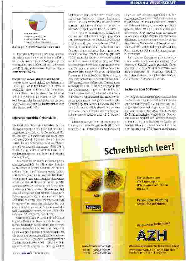 Vorschauseite 4: Auswertung zur klinischen Geburtshilfe: Interventionen im Fokus