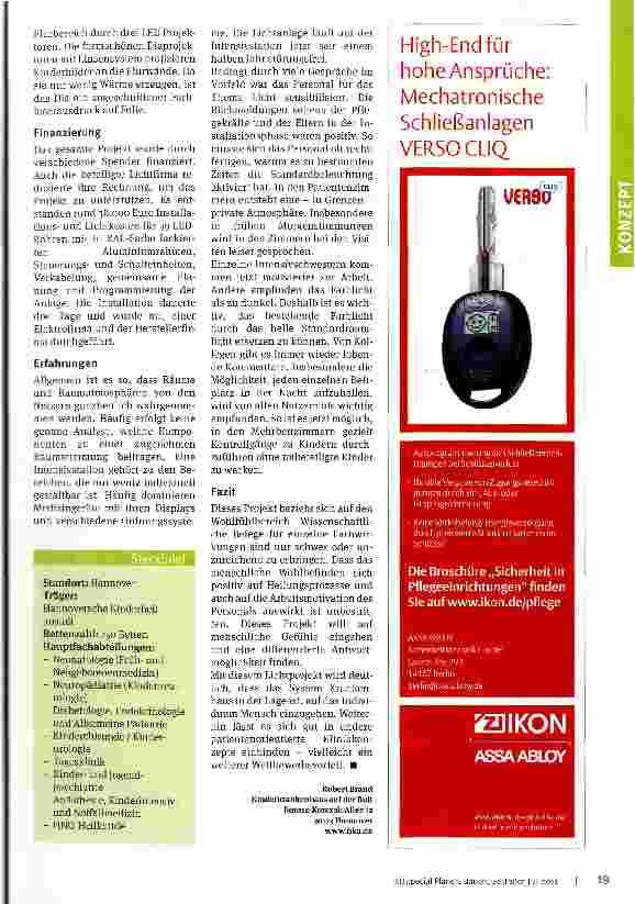 Vorschauseite 3: Innovatives Farblichtkonzept