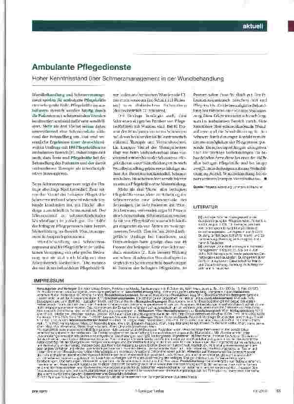 Vorschauseite 1: Ambulante Pflegedienste