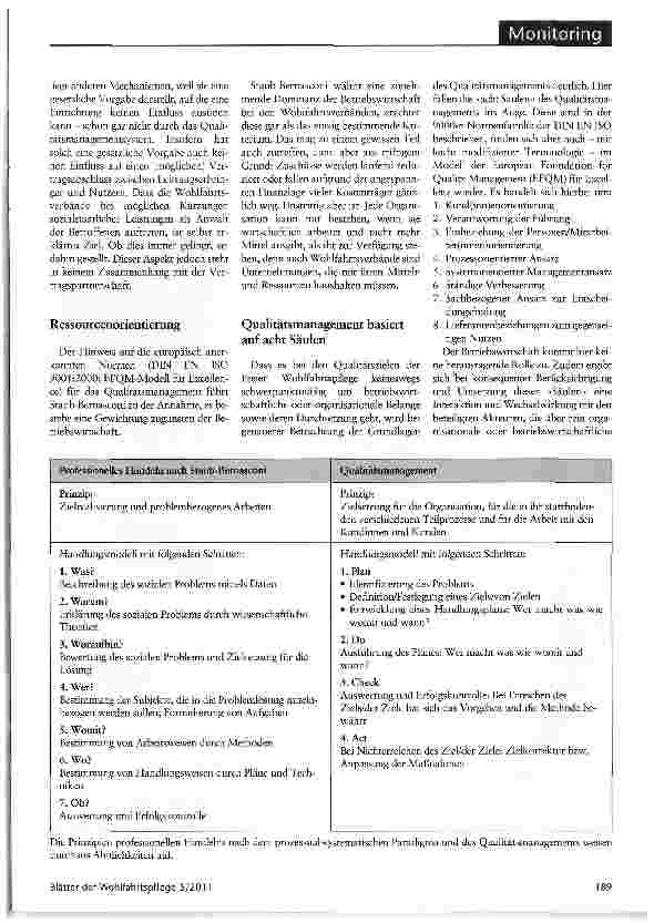 Vorschauseite 4: Was der Mensch braucht Die Qualitätsziele der Freien Wohlfahrtspflege im Lichte von Gesellschaft und Organisation