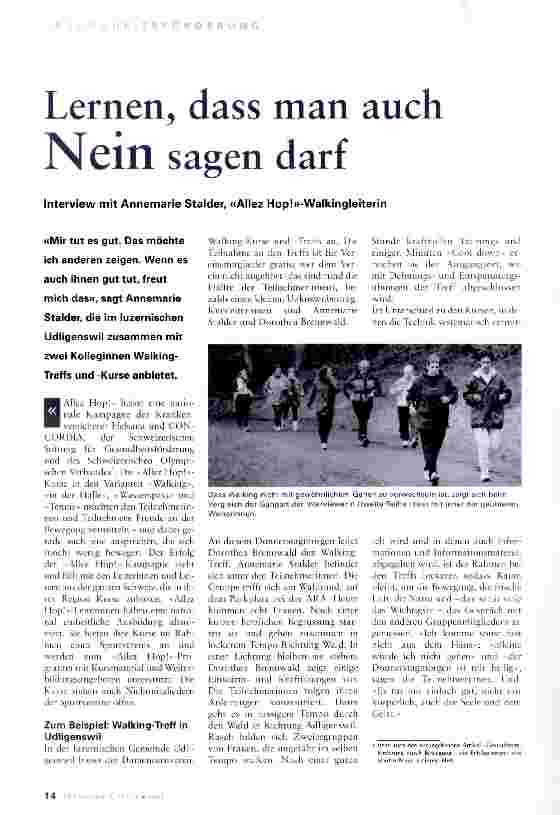 Vorschauseite 1: Lernen, dass man auch Nein sagen darf