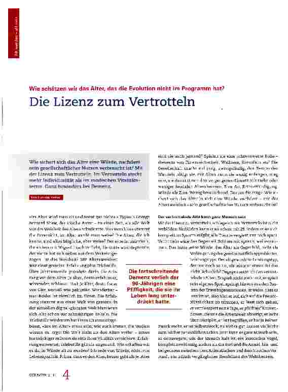 Vorschauseite 1: Die Lizenz zum Vertrotteln