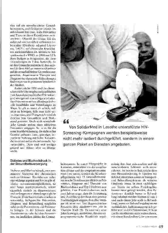 Vorschauseite 2: Im Schatten von HIV