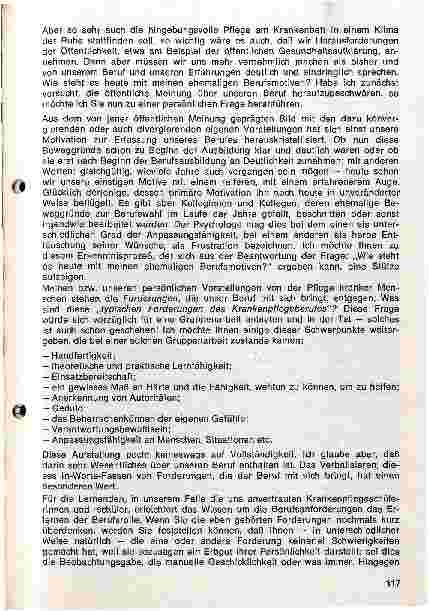 Vorschauseite 3: Das Verhältnis des diplomierten Krankenpflegepersonals zu seinem Beruf