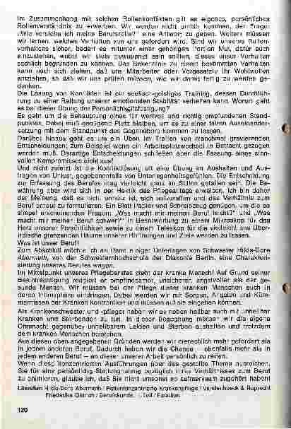 Vorschauseite 6: Das Verhältnis des diplomierten Krankenpflegepersonals zu seinem Beruf
