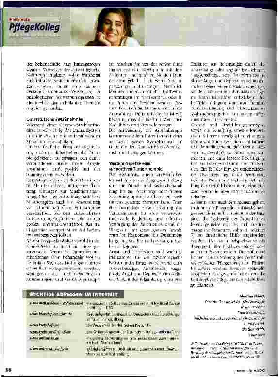 Vorschauseite 3: Pflege von Patienten mit Überkeit und Erbrechen Antiemese in der Onkologie, Teil 3