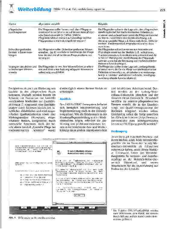 Vorschauseite 4: Multimediale Lernprogramme - Eine neue Qualifizierungsstrategie für die Intensivpflege