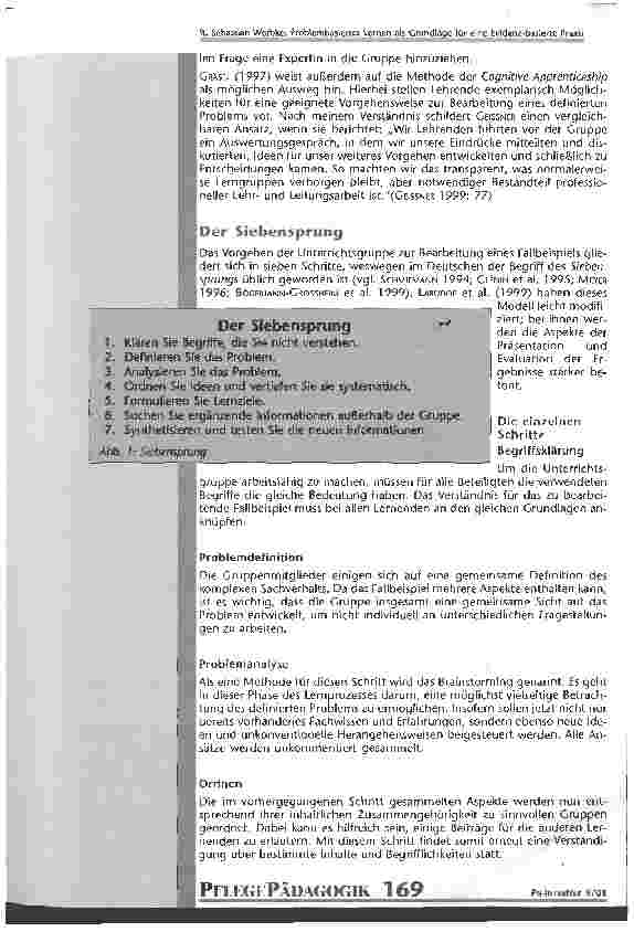 Vorschauseite 4: Problembasiertes Lernen als Grundlage für eine Evidenz-basierte Praxis