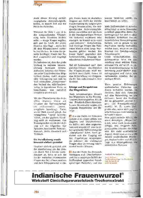 Vorschauseite 4: Patientenwegweiser - non-verbale Kommunikation mit fremdsprachigen Patienten Aufnahme in die Psychiatrie