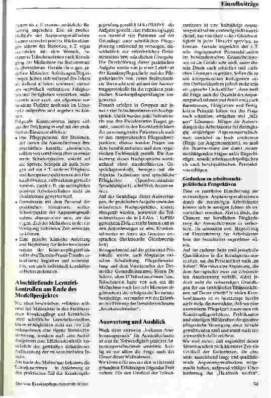 Vorschauseite 5: Eingliederung von Aussiedlern/innen - Erfahrungsbericht zum Modellprojekt einer einjährigen Anpassungsmaßnahme zur Erlangung der. ..