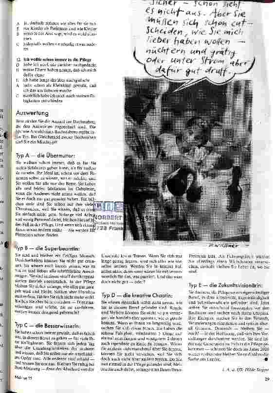 Vorschauseite 2: SCHWEBEVERPROB-TEST 1991 SCHWEsternBErufsVERbleibPROgnoseBestimmung
