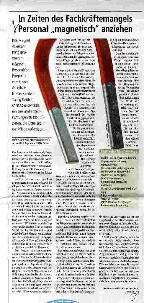 Vorschauseite 1: In Zeiten des Fachkräftemangels /Personal „magnetisch anziehen