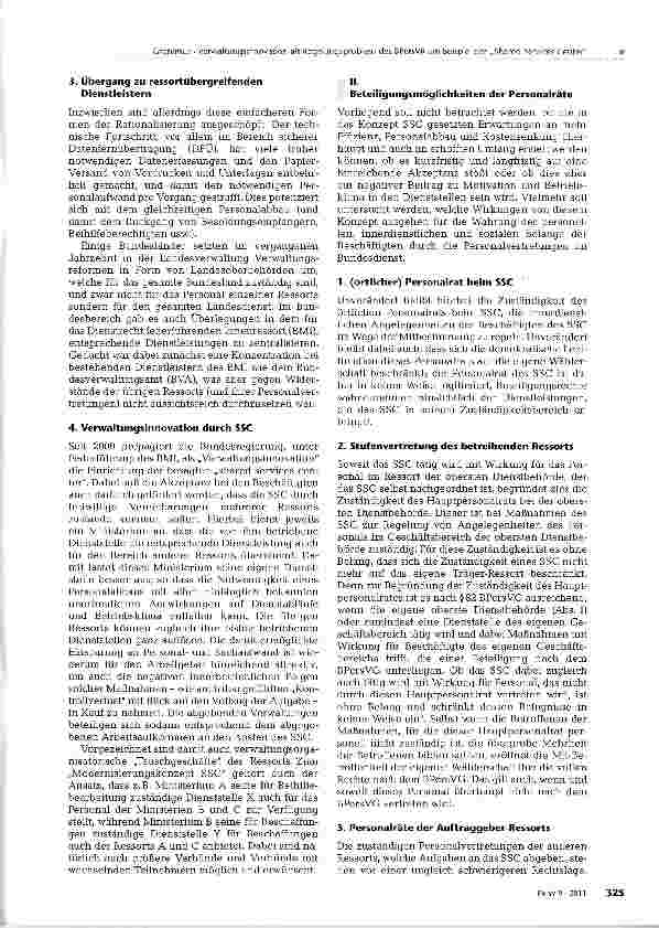 Vorschauseite 2: Verwaltungsinnovation als Regelungsproblem des Bundespersonalvertretungsrechts am Beispiel der „Shared Services Center