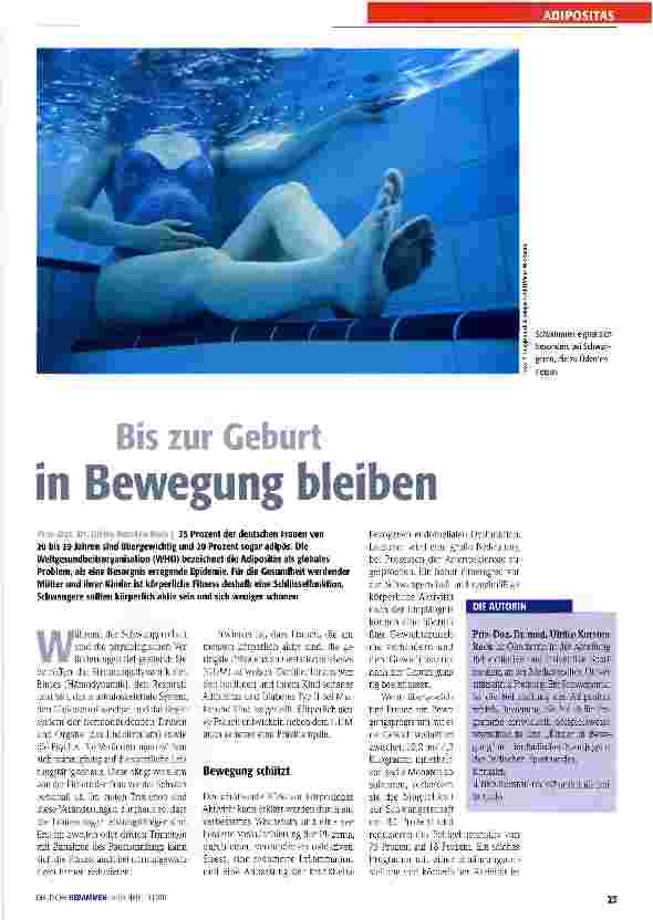 Vorschauseite 1: Bewegung bleiben