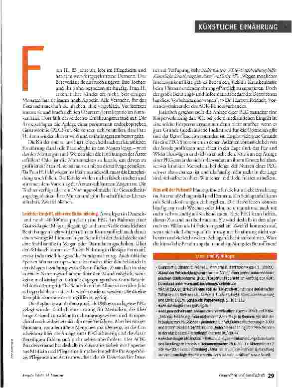 Vorschauseite 2: Suppe oder Sondenkost?