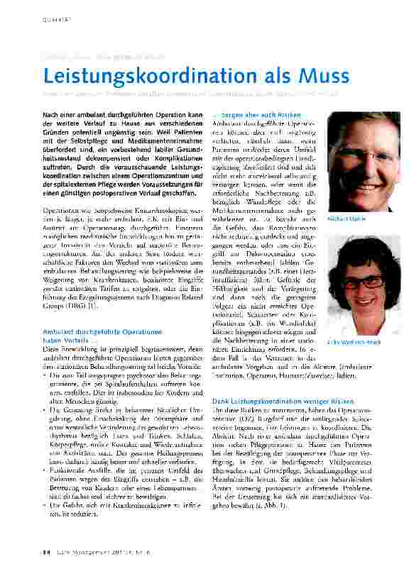 Vorschauseite 1: Leistungskoordination als Muss