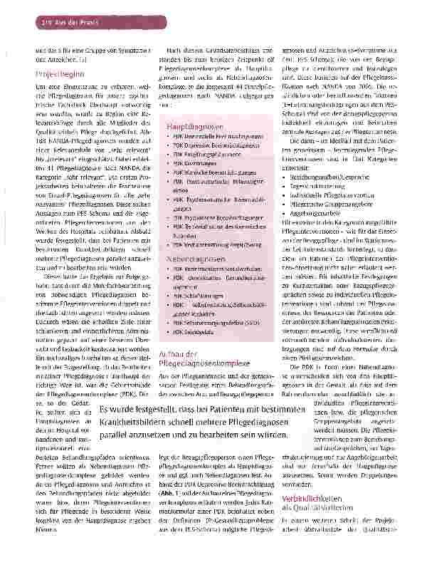 Vorschauseite 3: Wie Pflegediagnosenkomplexe in der Psychiatrie das täglich grüßende Murmeltier überwinden können
