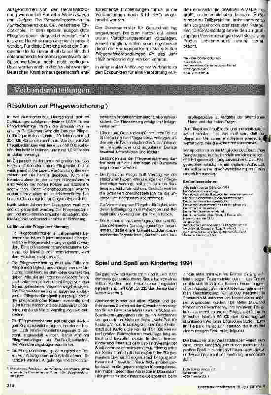 Vorschauseite 4: Personalbedarfsermittlung in der Kinderkrankenpflege