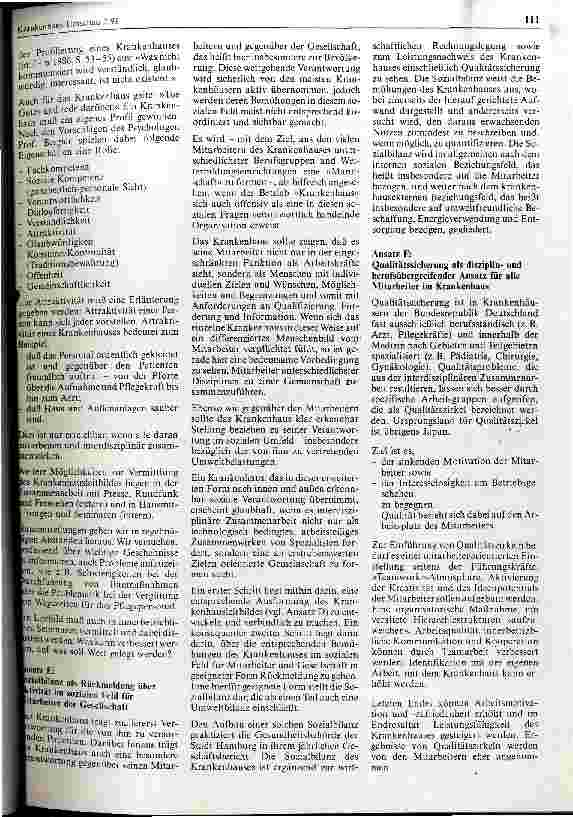 Vorschauseite 5: Die interdisziplinäre Zusammenarbeit im Krankenhaus