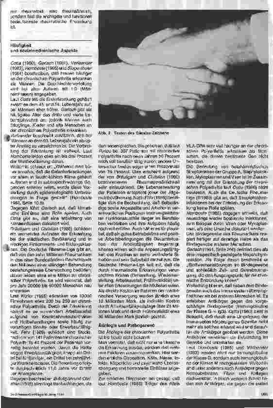 Vorschauseite 2: Der Patient mit chronischer Polyarthritis 1. Folge: Polyarthritis, die rheumatische Erkrankung