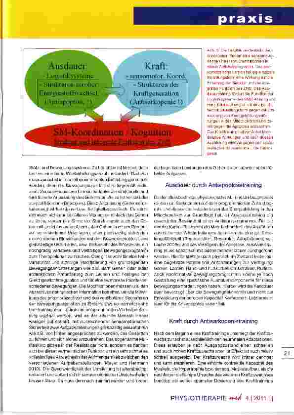 Vorschauseite 4: Sturzprophylaxe Was bringt die Physiotherapie?