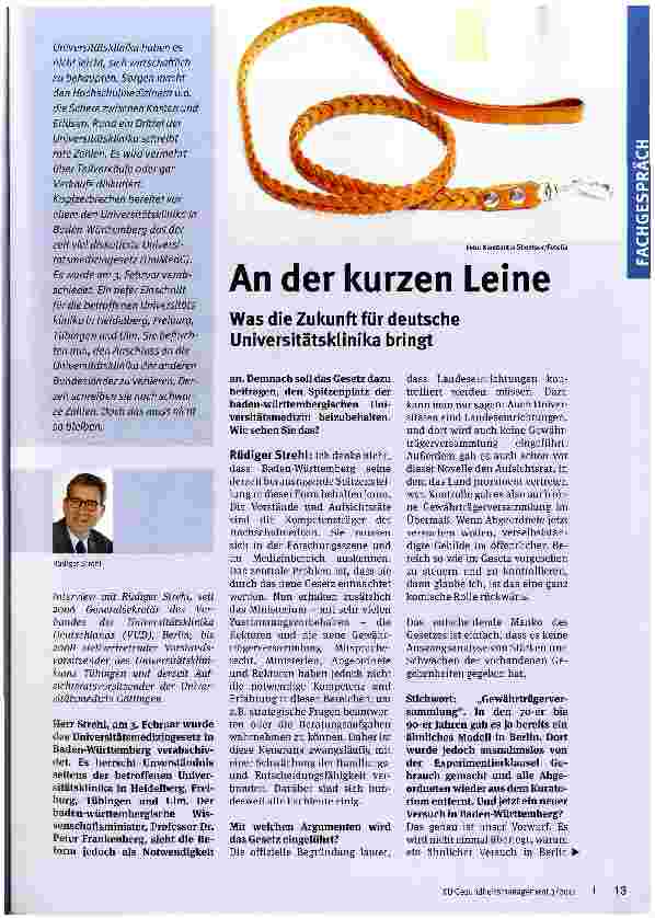 Vorschauseite 1: An der kurzen Leine