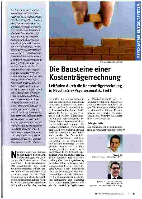 Vorschauseite 1: Die Bausteine einer Kostenträgerrechnung