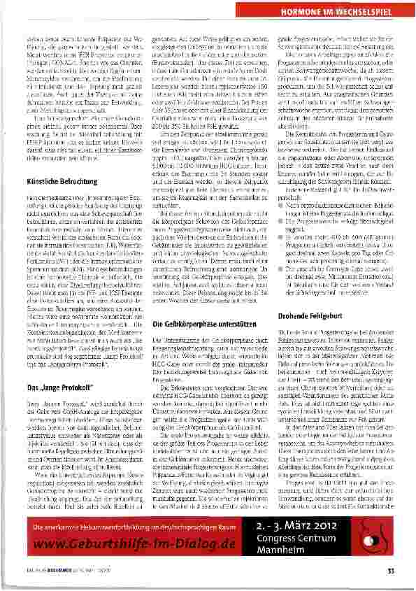 Vorschauseite 2: Hormone als Therapeutikum