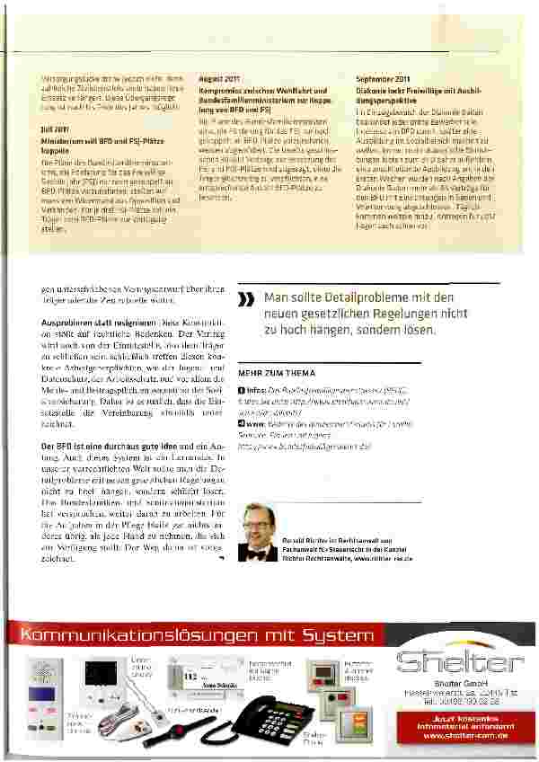 Vorschauseite 4: Freiwillige vor
