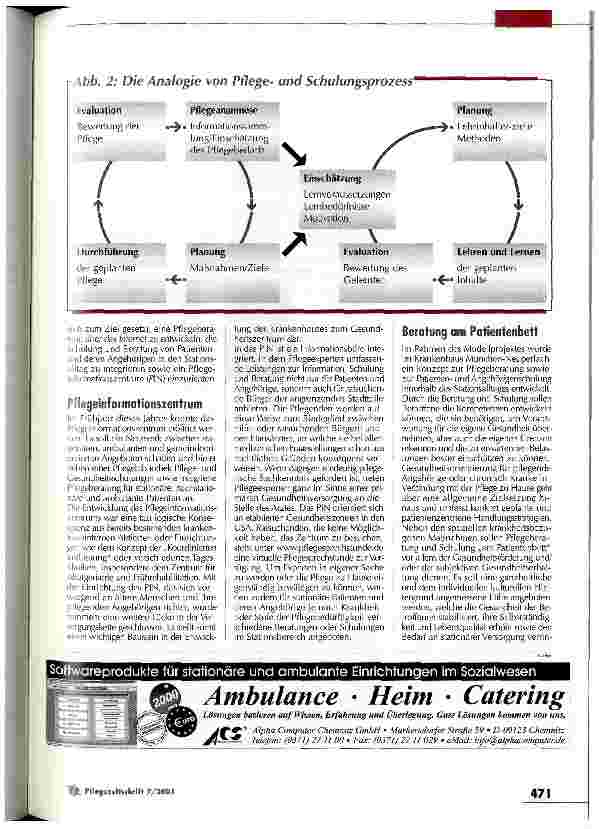 Vorschauseite 3: Patienten und Pflegende in einer neuen Rolle