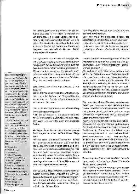 Vorschauseite 2: Pluspunkte der Freiberuflichen: Beständigkeit und Flexibilität