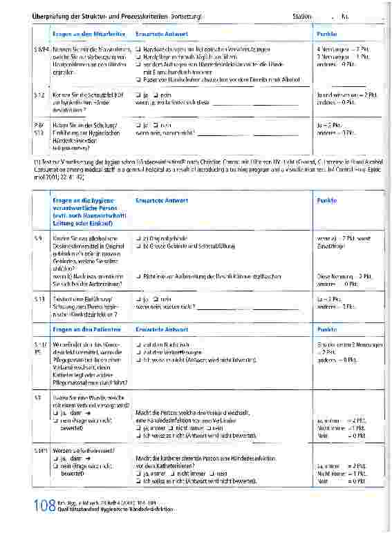 Vorschauseite 6: Qualitätsstandard Hygienische Händedesinfektion - ein Beitrag zum Qualitätsmanagement in der Hygiene