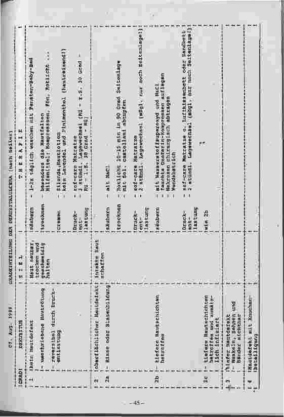 Vorschauseite 3: Dekubitusprophylaxe und -therapie - Anlaß zur Einführung der Pflegedokumentation