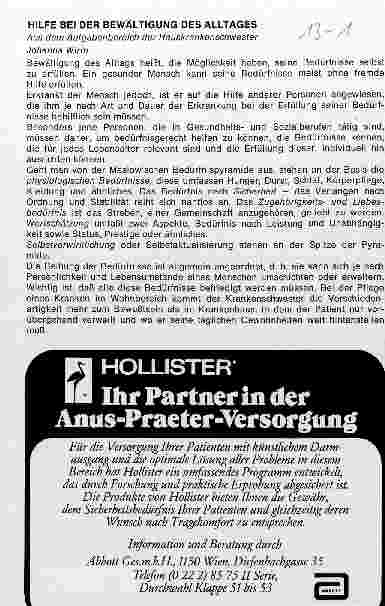 Vorschauseite 1: Hilfe bei der Bewältigung des Alltages aus dem Aufgabenbereich der Hauskrankenschwester