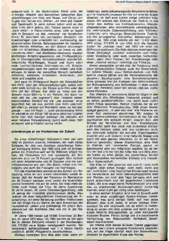 Vorschauseite 2: Entwicklungen der Krankenhaus-Dienste