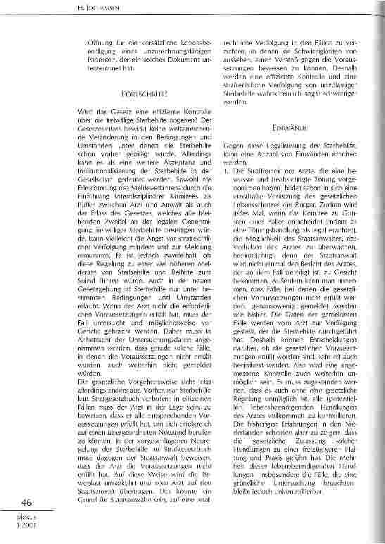 Vorschauseite 4: Sterbehilfe: Wirkt das niederländische Modell?
