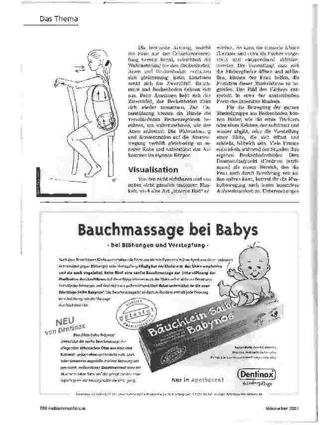 Vorschauseite 6: VON DER NIEDERKUNFT ZUR AUFRICHTUNGDER BECKENBODEN IN DER HEBAMMENARBEIT