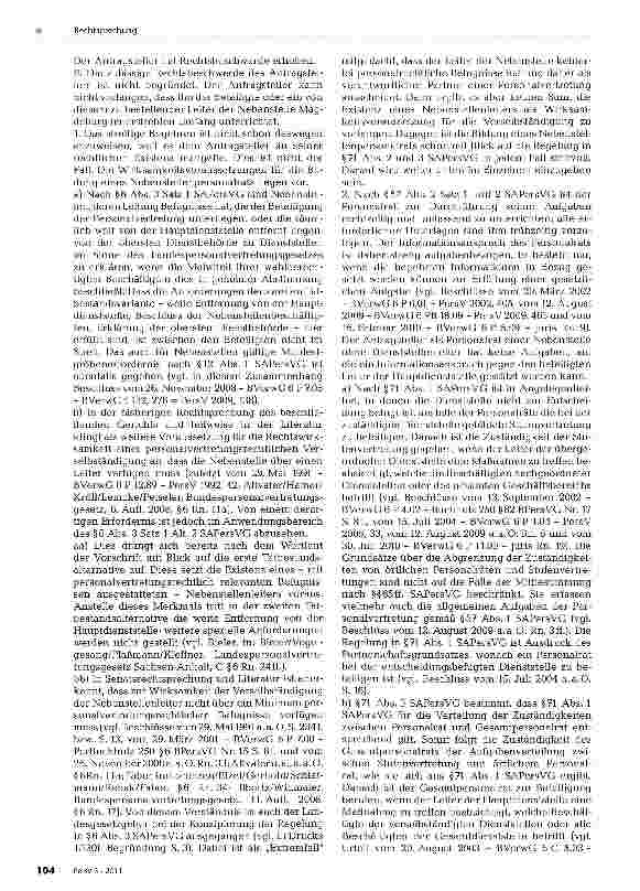 Vorschauseite 2: Verselbständigung einer Nebenstelle ohne Dienststellenleiter