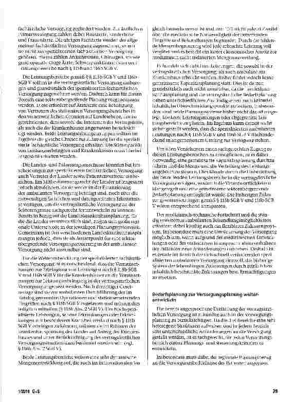 Vorschauseite 4: Reformkonzept des GKV-Spitzenverbandes zur Weiterentwicklung der Bedarfsplanung