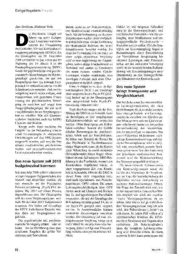 Vorschauseite 2: Die Psychiatrie muss die Fachkraft-Quote erfüllen
