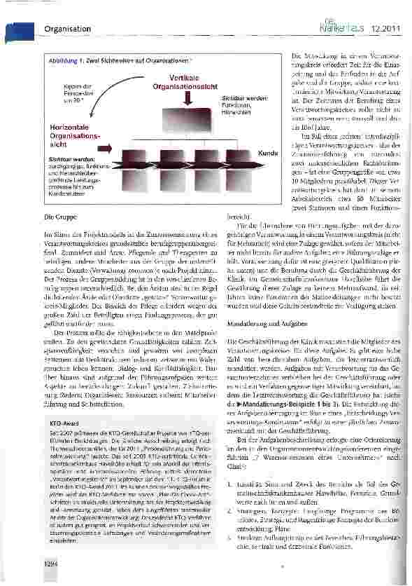 Vorschauseite 2: Interprofessionelle und interdisziplinäre Führung im Krankenhaus mit „Verantwortungskreisen