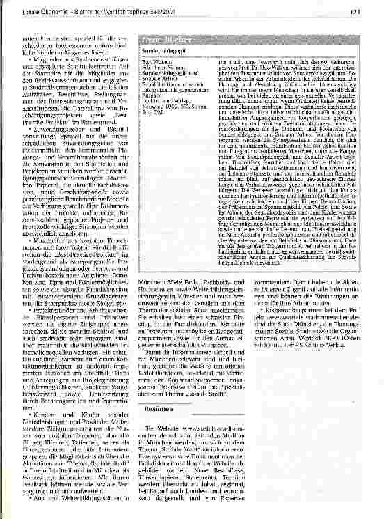 Vorschauseite 3: Soziale Stadt per Internet