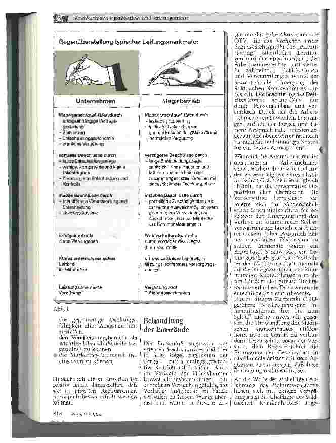 Vorschauseite 3: Krankenhausorganisation und -management Vom kommunalen Regiebetrieb zur gemeinnützigen Gesellschaft