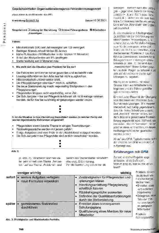 Vorschauseite 3: Ein hoher Krankenstand ist ein Frühwarnsystem