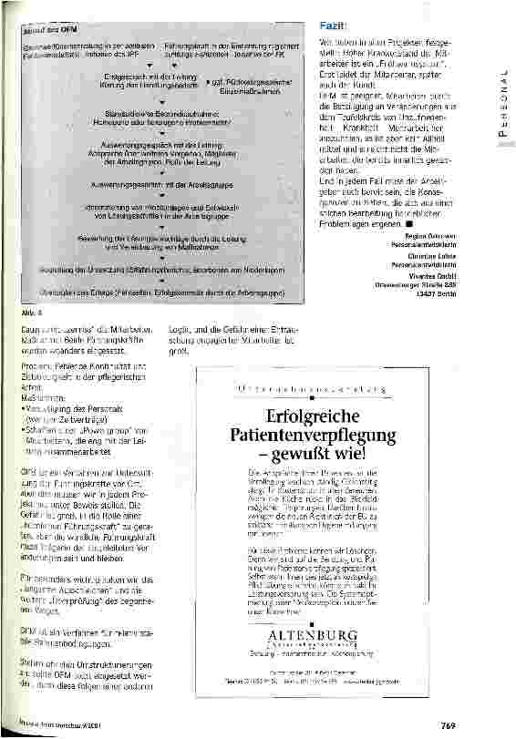 Vorschauseite 4: Ein hoher Krankenstand ist ein Frühwarnsystem