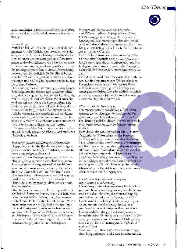 Vorschauseite 3: Stoma und Beruf
