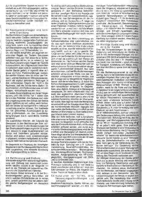 Vorschauseite 5: Sicherheitsprobleme medizinisch-technischer Geräte aus der Sicht des TÜV