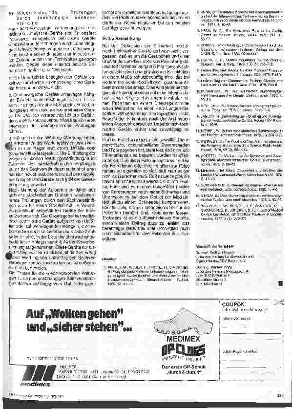 Vorschauseite 6: Sicherheitsprobleme medizinisch-technischer Geräte aus der Sicht des TÜV